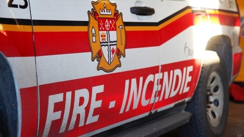 A close up of an Ottawa Fire Service vehicle.