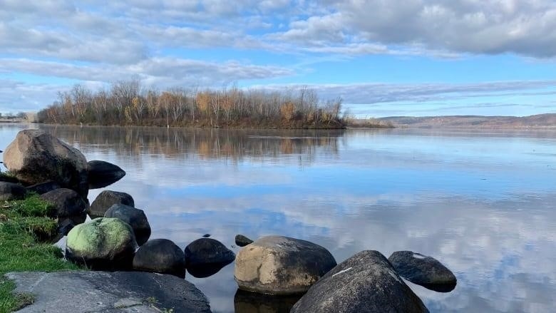 Rocks on the banks of the Ottawa River.