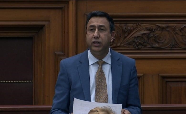 Progressive Conservative MPP Deepak Anand in the Ontario Legislature.