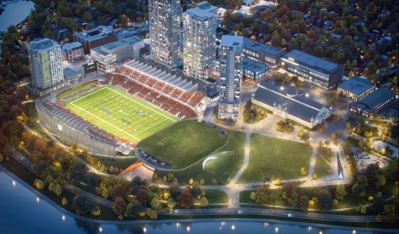 An artist's rendering of the Lansdowne 2.0 project.