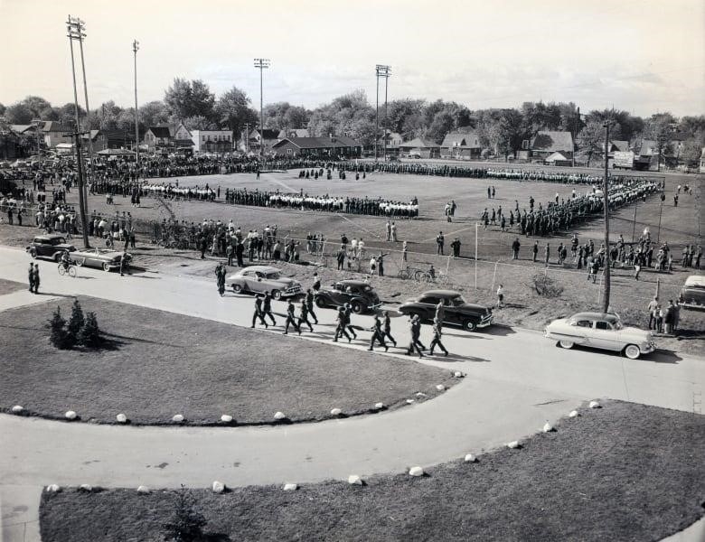 Athletic Grounds_1953-05-19_8 City District Cadet Corp Parade_3