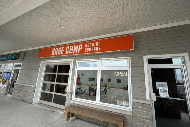 Base Camp front sign Almonte, Ontario