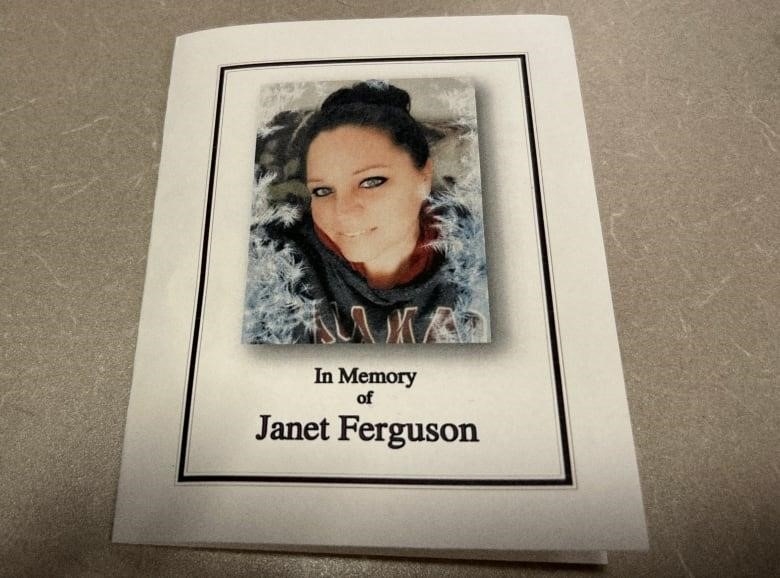 Program for Janet Ferguson wake July 6, 2023