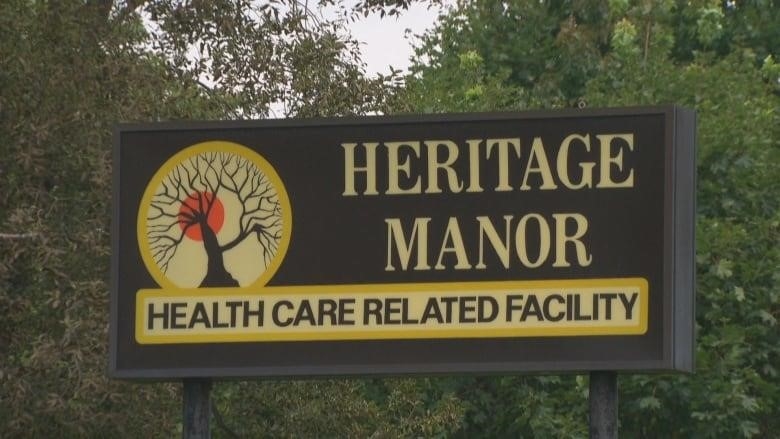 Heritage Manor sign Cornwall Ontario 2023 August 