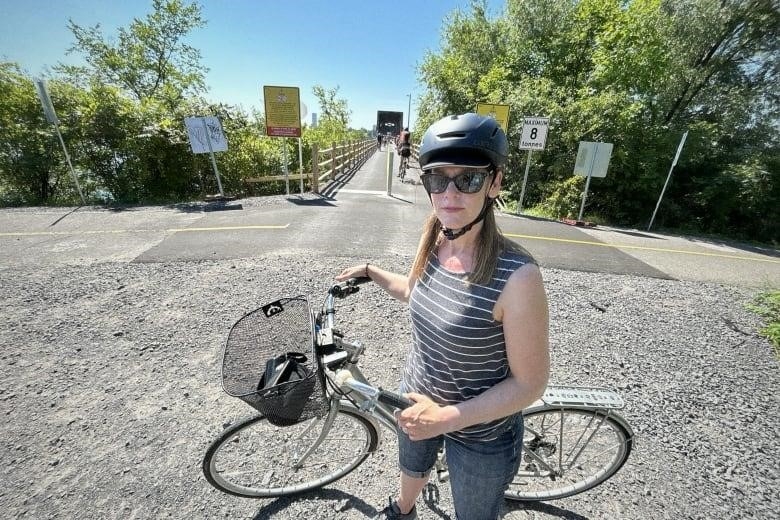 user users of Chief William Commanda Bridge August 6 2023 Ottawa